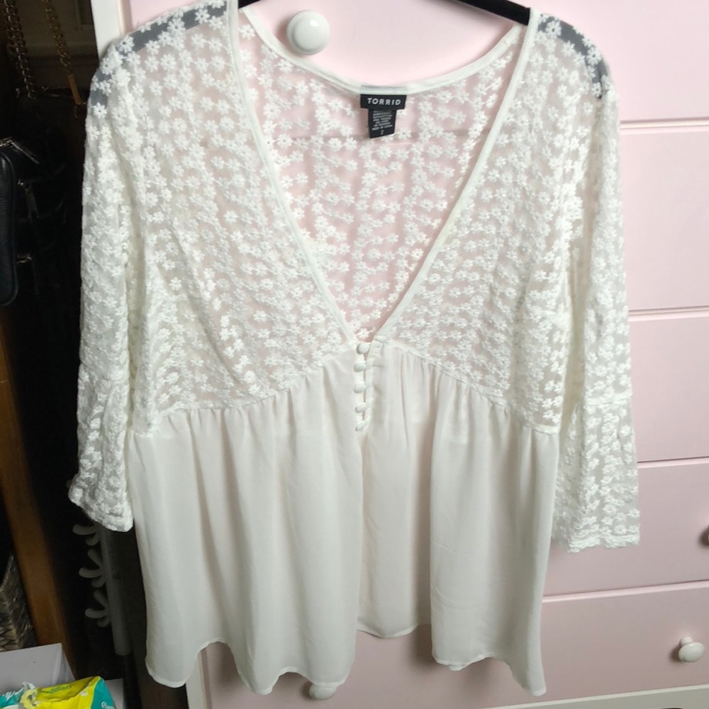 Floral Embroidered Top